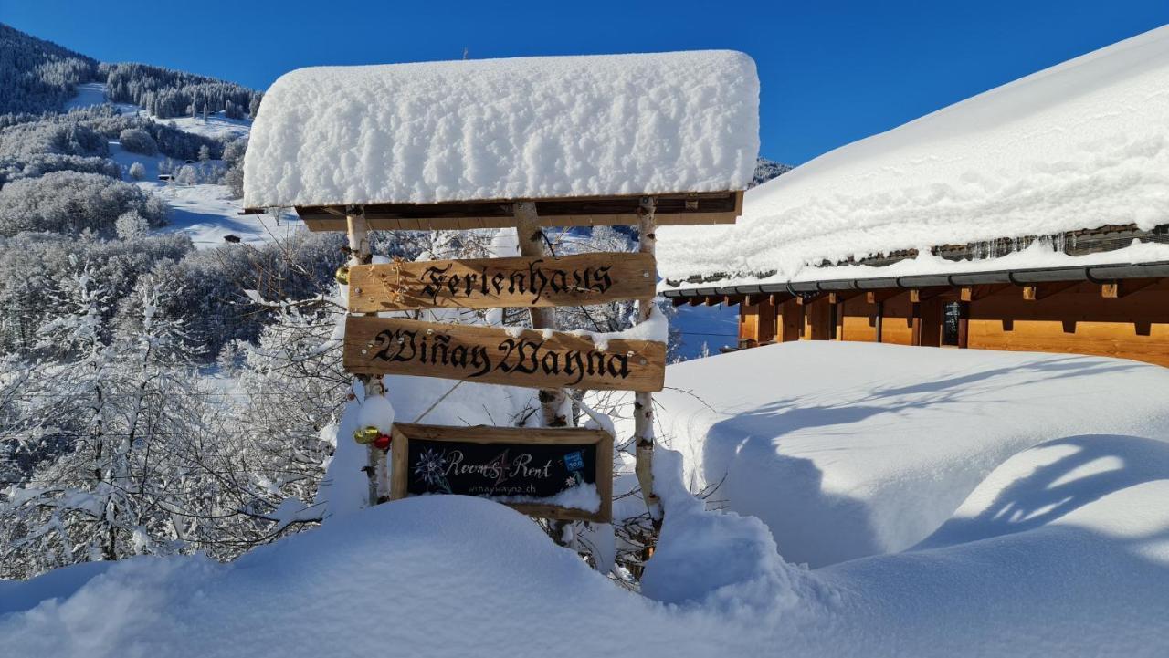 Ferienhaus & Ferienwohnung Winay Wayna Gotschna Blick Klosters Exterior photo